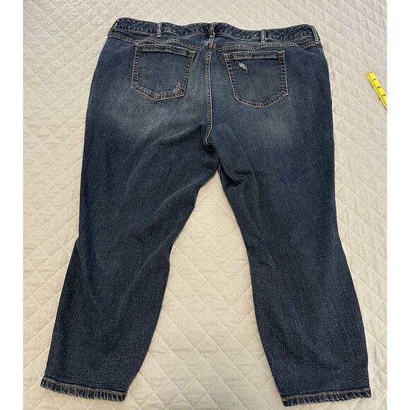 Torrid Sophia Crop Button Fly Distressed Jeans 24 - Picture 2 of 11